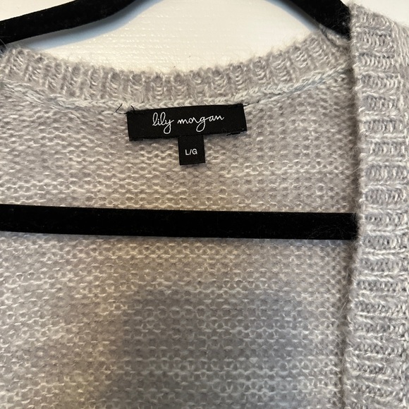 Lily Morgan Colourblock Knit Cardigan Size Medium - Picture 3 of 3